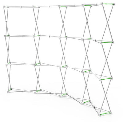 8ft Straight Velcro Fabric Pop Up Display