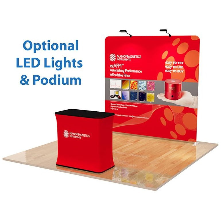 8ft Straight Tension Fabric Display