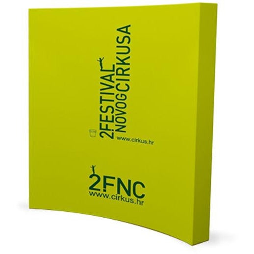 Velcro Fabric Pop Up Display - Curve Shape