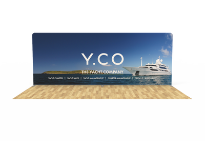 20ft Straight Tension Fabric Display