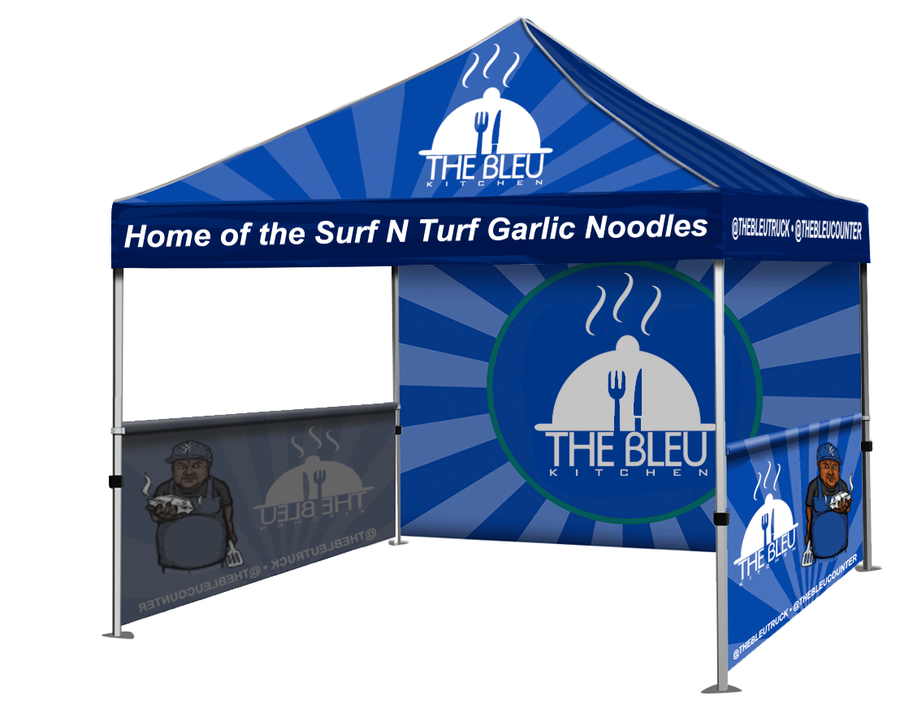 Complete Event Tent Includes  (Full Back Wall and Both Side Walls)