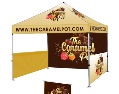 Complete Event Tent Includes  (Full Back Wall and Both Side Walls)
