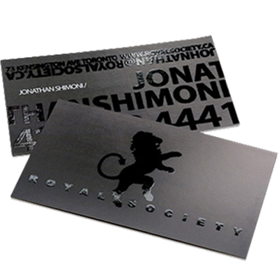 16PT Matte/Dull Finish Business Cards w/ Spot UV