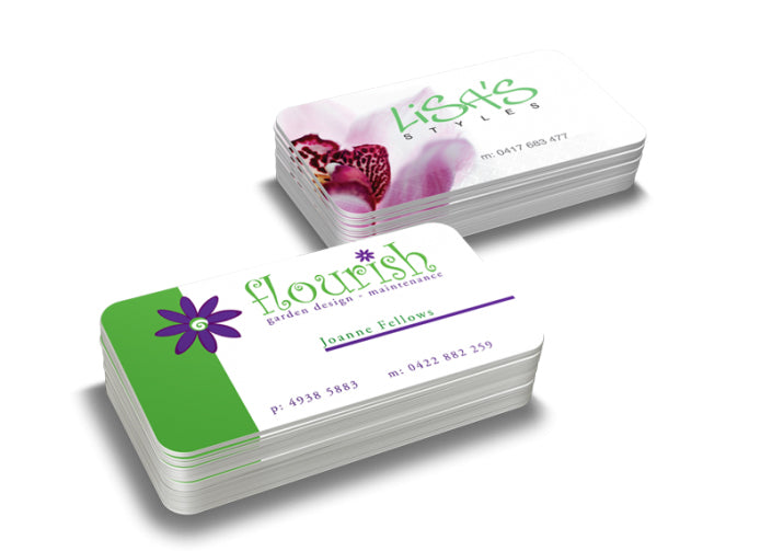 Business Cards w/ Round Corners