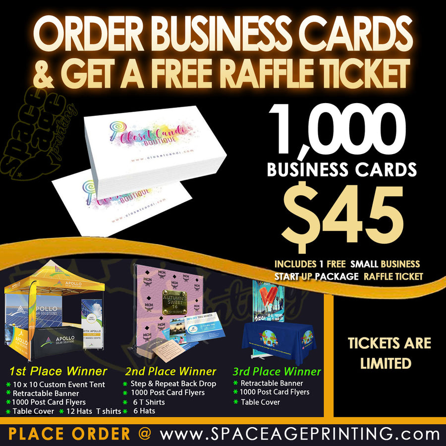 SMALL BUSINESS START UP PACKAGE RAFFLE